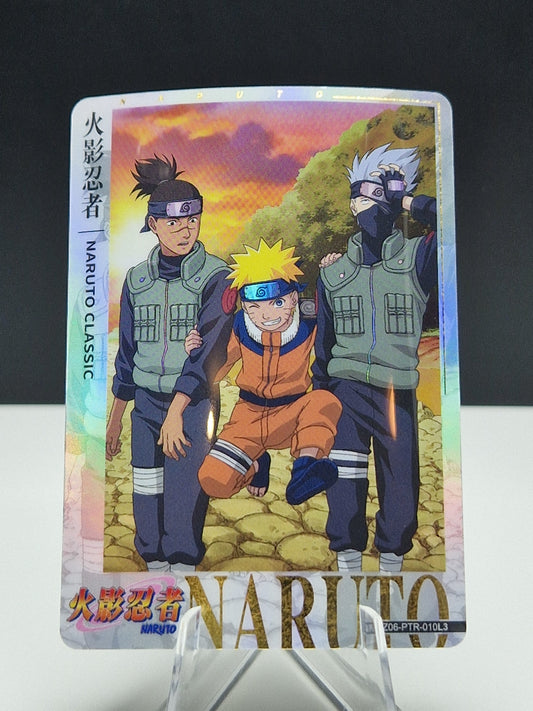 NRZ06-PTR-010 Naruto Uzumaki & Iruka Umino & Kakashi Hatake